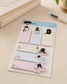 Cat Bookmark Sticky Notes Set, 6 Designs, Desk Accessory, Cat Gift 2