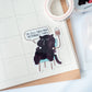 Funny Black Cat Stickers Pack | Coffee Lover Pack, Journaling
