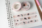 "I'm a social vegan... I avoid meet" Mocha Cat washi tape