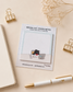Cat Square Sticky Notes, Coworker Cat Gift, Office Stationery