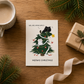 "You Are Home Early" - Cat owners relatable Christmas Card